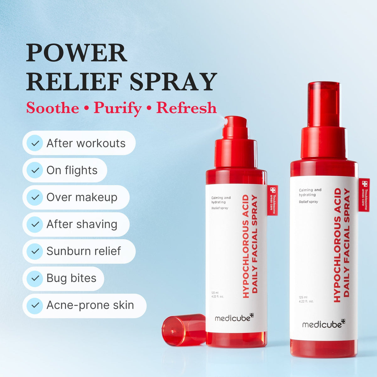 Spray Calmante Potente de Ácido Hipocloroso