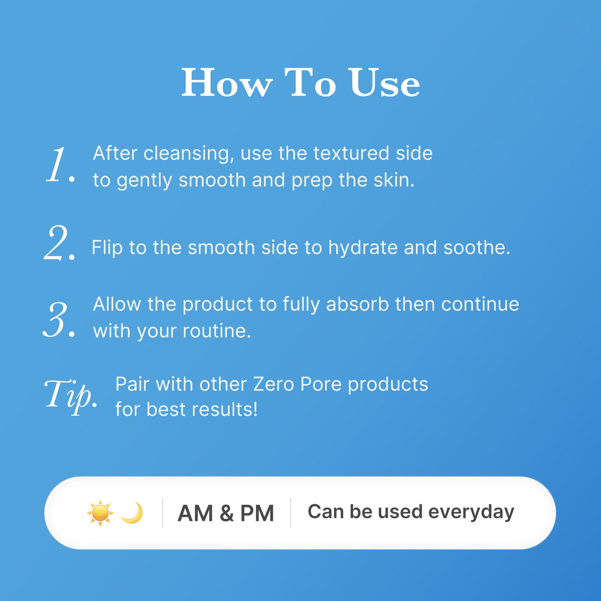 Zero Pore Madecassoside Pads (Mild)