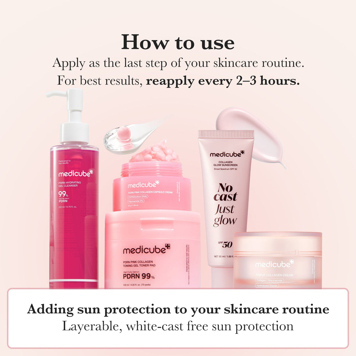 No Cast Just Glow Collagen Sunscreen