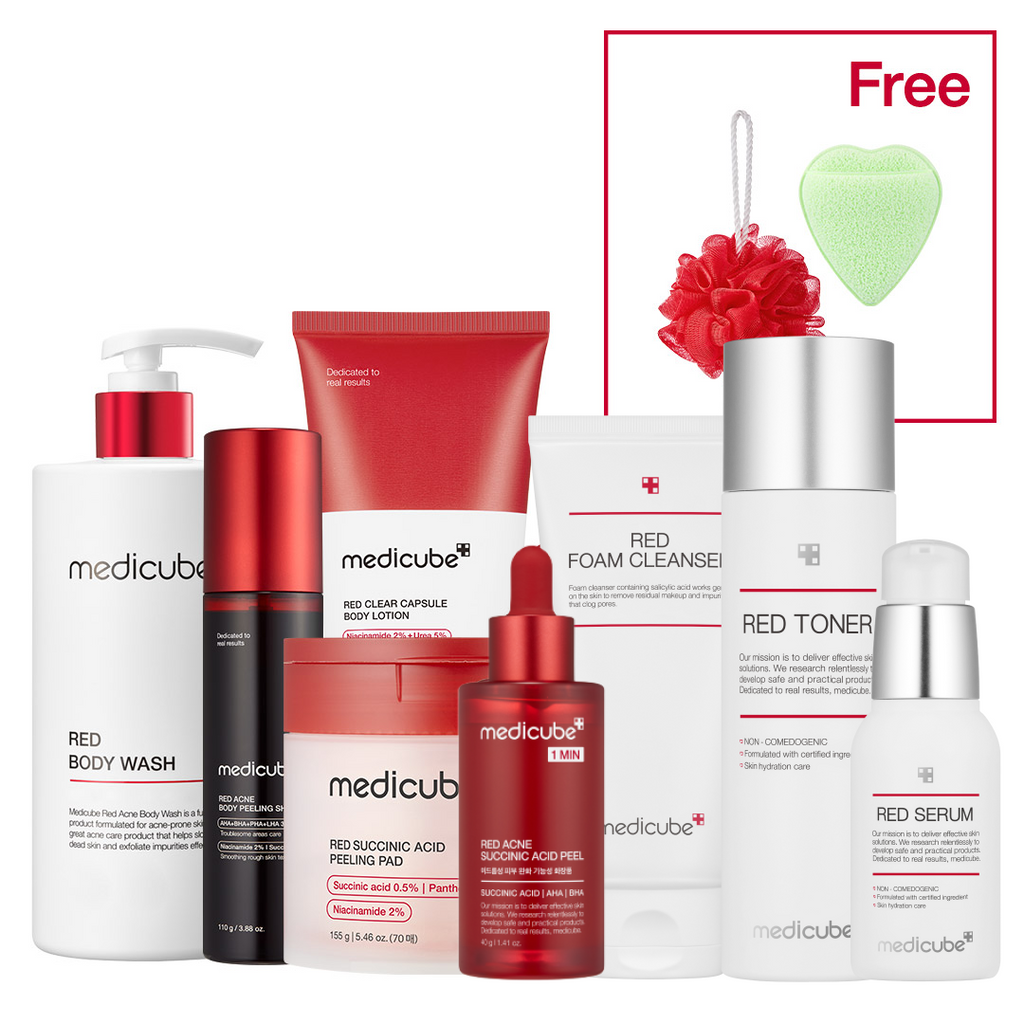 Set Definitivo de Cuidado Facial y Corporal Red Line