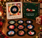 Jollyva player with gift box and 9 mini vinyl discs